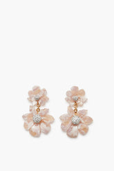 Blush Wallflower Drop Earrings